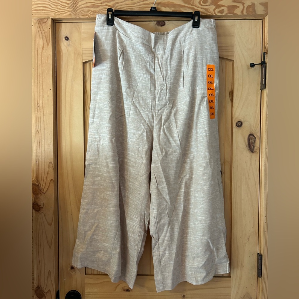 Ella Moss Beige Linen Pants